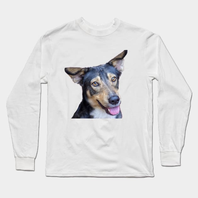 beautiful dog Long Sleeve T-Shirt by rickylabellevie